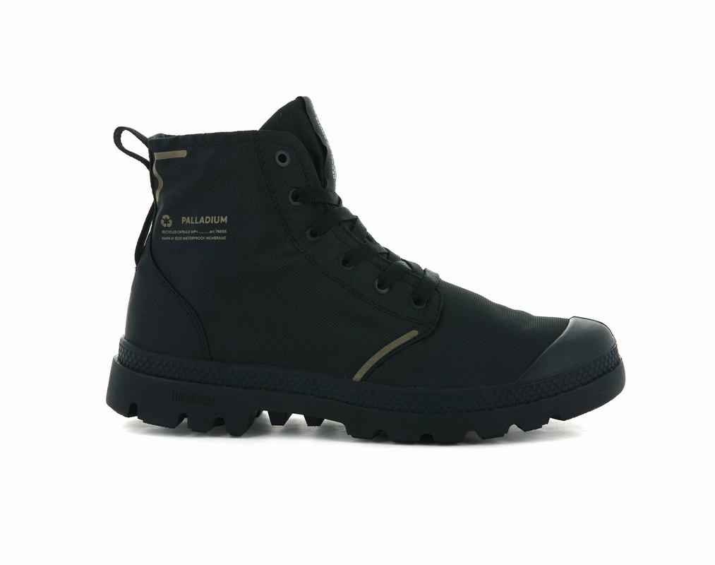 Palladium Pampa Lite+ Recycle Wp+ Damen Stiefel Wasserdicht Schwarz ||802357-ZNT||